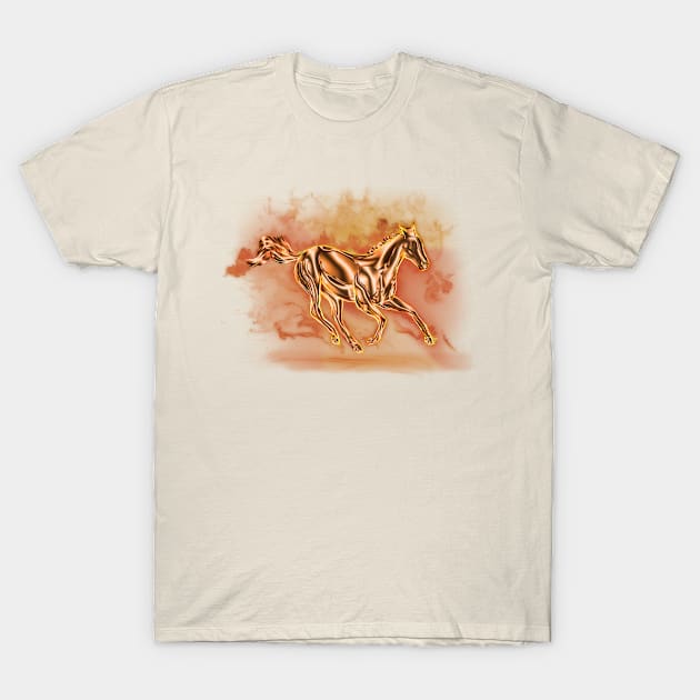 Fire horse T-Shirt by KareemTengo